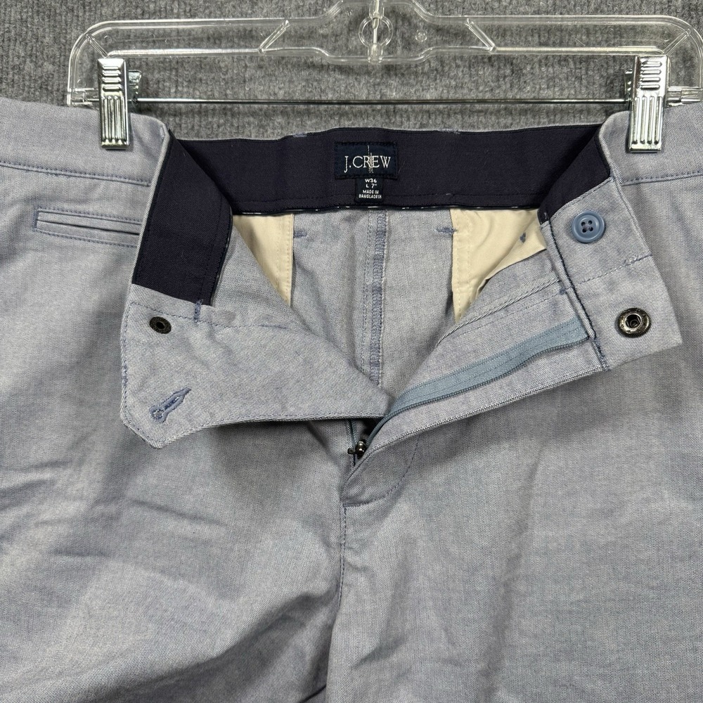Lot of 2 J.Crew Mens Chino Shorts W36 Blue Green Flat Front Casual - Picture 15 of 16